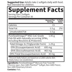 Garden of Life Dr. Formulated Advanced Omega Fish Oil - Lemon, 1,290mg EPA, DHA + DPA in Triglyceride Form, Single Source Omega 3 Supplement for Ultimate Brain & Heart Health, Non-GMO, 60 Softgels