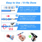 Kuject Heat Shrink Solder Seal Wire Connectors Kit 270PCS