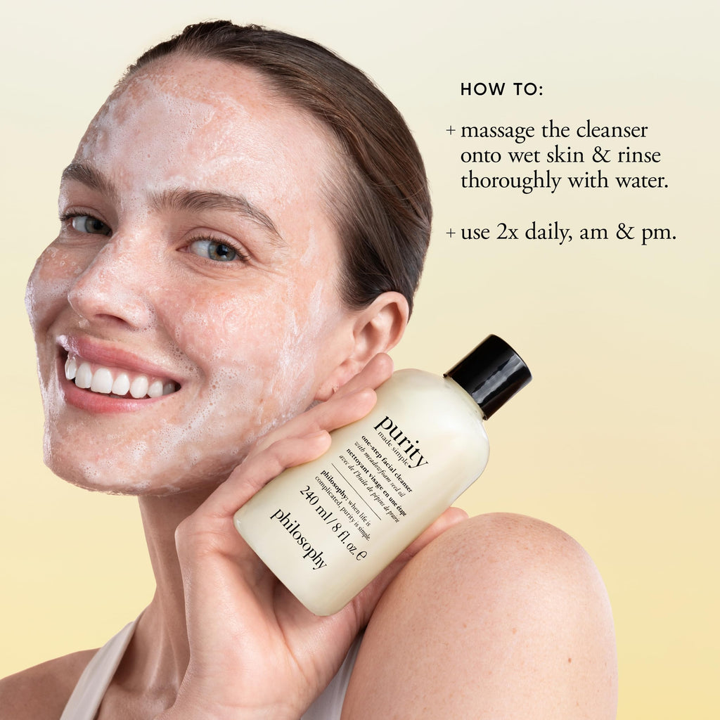 philosophy purity made simple facial cleanser 8 fl oz