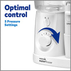 Waterpik Nano Plus Water Flosser For Teeth, Portable Electric Power, Compact For Travel and Home, 4 Flossing Tips, ADA Accepted, White WP-320