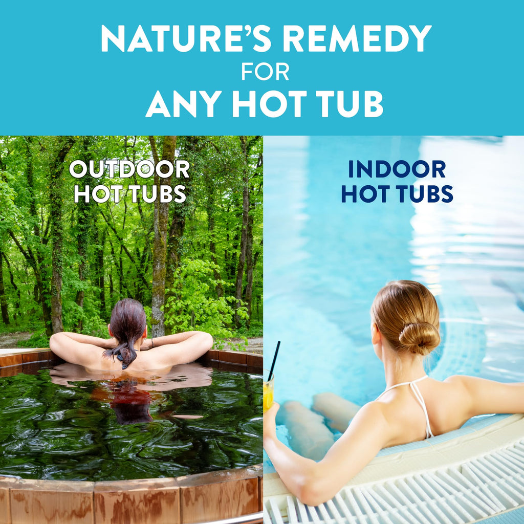 iONRx Hot Tub Chemicals & Spa Patented Copper Ion Solution - Crystal Clear Water Treatment, All-in-One Balancer & Conditioner, Sensitive Skin Safe
