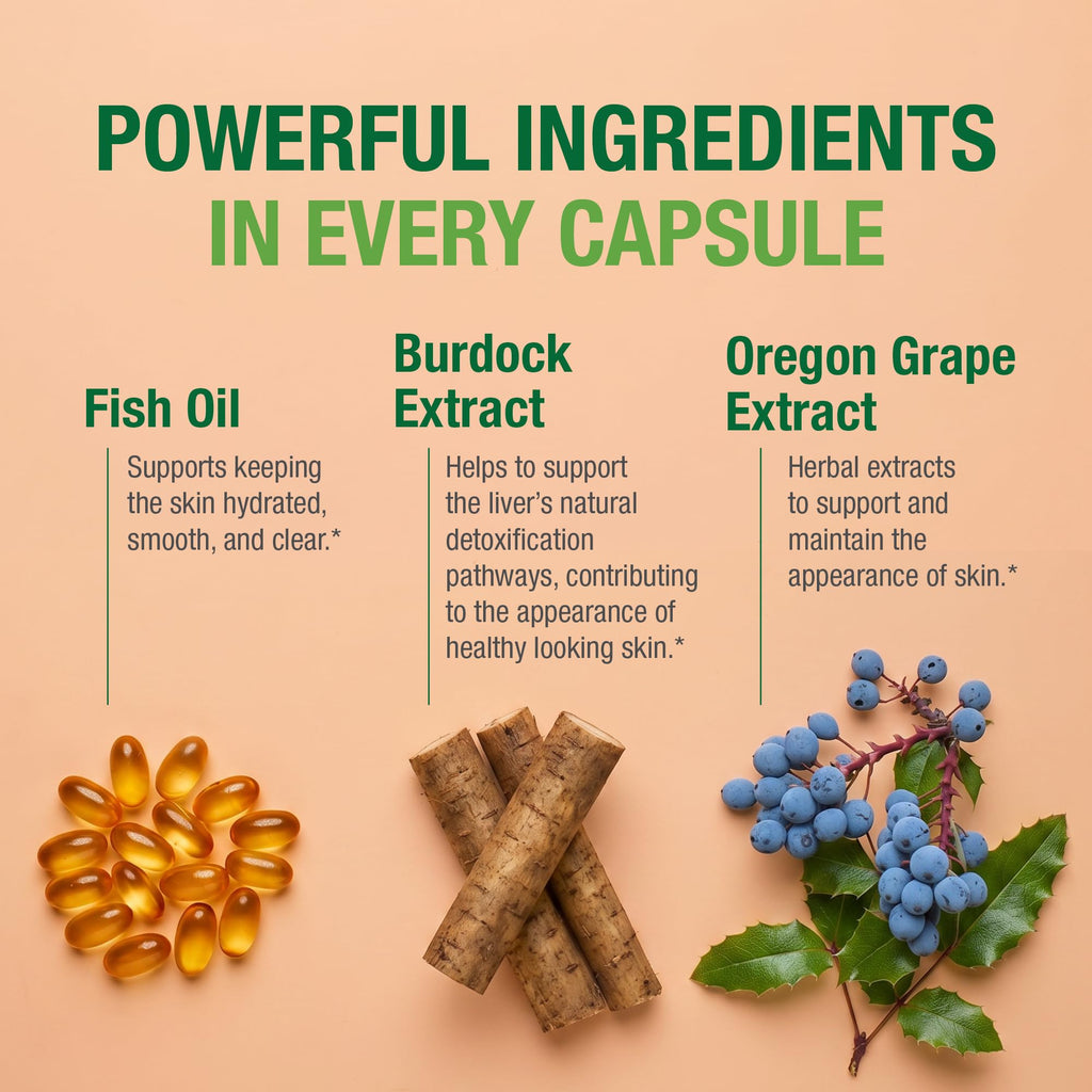 Bell Clear Skin Lifestyle Products | Works from The Inside by Providing The nutrients Needed for Healthy, Vibrant Skin | Sold Directly by The Manufacturer