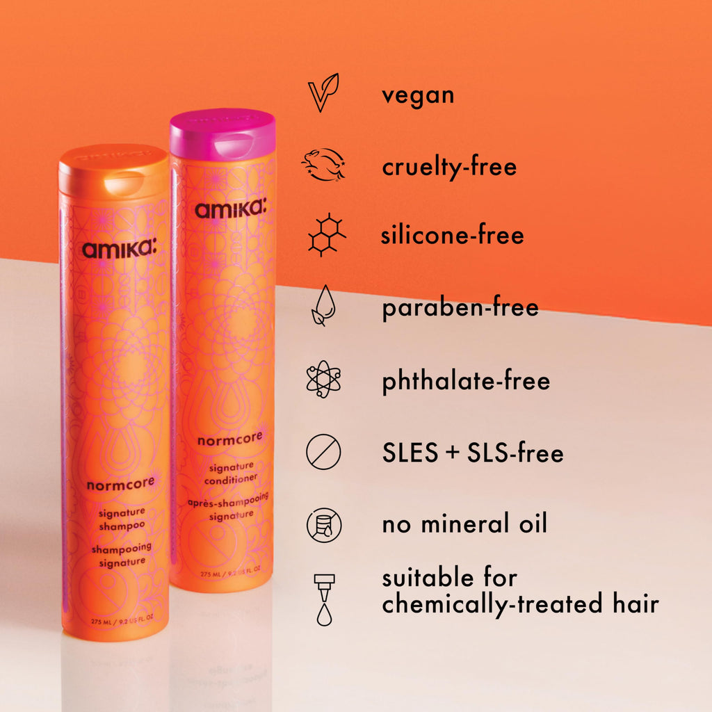 amika normcore signature shampoo, 275ml