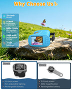 1000X Handheld Microscope for Kids, 4K Digital Kids Microscope Science Kits