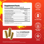 Premium Fermented Kimchi Supplement Capsules | Gut Health, Digestion, Debloat & Gut Balance Support | 5 Billion CFU Probiotics & Digestive Enzymes | Delayed Release Beadlets | 120 Vegan Capsules