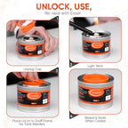 Luminar Resealable-Wick Chafing Fuel Cans, 6 Pack, 6 Hour - Premium Quality Burners for Food Warmers - No More Spills, Waste, or Hassle - Perfect for Convenient, and Long-Lasting Event Catering