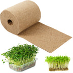 Humyoun 10 x 236 Microgreens Growing Mat Jute Fiber Grow Mats Extra Long Hydroponic Grow Pads for Wheatgrass, Sprouts, Hydroponics Seed Starter Trays, Organic
