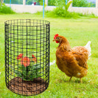 Amagabeli Black Hardware Cloth 1 x 1 inch 36inch x 50ft Heavy Duty PVC Vinyl Coated Wire Mesh Roll Weld Wire Fence Chicken Wire 12 Gauge Garden Fence Chicken Coop Fencing Gopher Rabbit Tree Guard