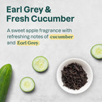 ATTITUDE Body Wash, EWG Verified Shower Gel, Dermatologically Tested, Plant and Mineral-Based, Vegan Personal Care Products, Earl Grey & Fresh Cucumber Scent, 16 Fl Oz (Pack of 3)