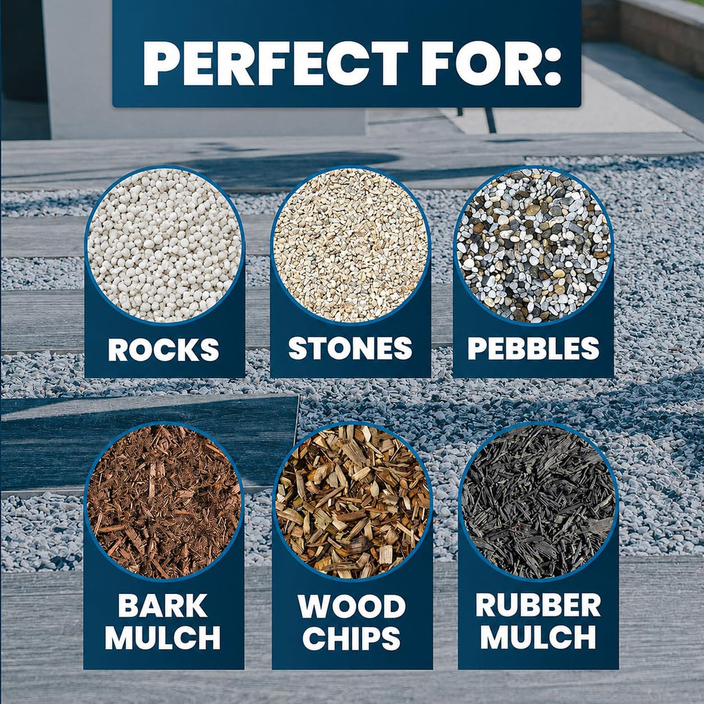 Vuba Easihold Rock & Mulch Glue for Landscaping - Gravel Glue Binder Non-Toxic Mulch and Bark Adhesive, Pet Safe, 107 sqft Coverage, Lockdown Clear Gravel/Pebbles/Stones Stabilizer (1 Gallon)