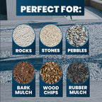 Vuba Easihold Rock & Mulch Glue for Landscaping - Gravel Glue Binder Non-Toxic Mulch and Bark Adhesive, Pet Safe, 107 sqft Coverage, Lockdown Clear Gravel/Pebbles/Stones Stabilizer (1 Gallon)