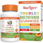 MaryRuth Organics Sugar Free Vitamin Gummies for Kids Age 2 | 2 Month Supply Multivitamin with Vitamin C, D3, Zinc | 1 Gummy Per Day | Toddler Vitamins | Sugar Free | Vegan | Non GMO | 60 Count