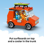 LEGO Bluey: Bluey’s Beach & Family Car Trip - Toddler Learning Toy for Kids 4+ - Includes Bluey, Bingo, and Mum Minifigures - Birthday Gift for Boys and Girls, Ages 4+ - 11202