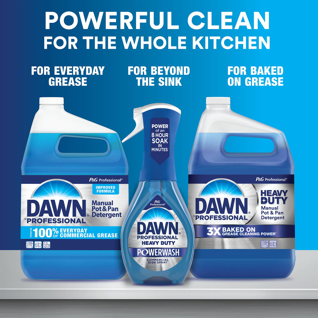 Dawn PRO Heavy Duty Powerwash Dish Spray for Commercial Use (16 oz, 6 pack)