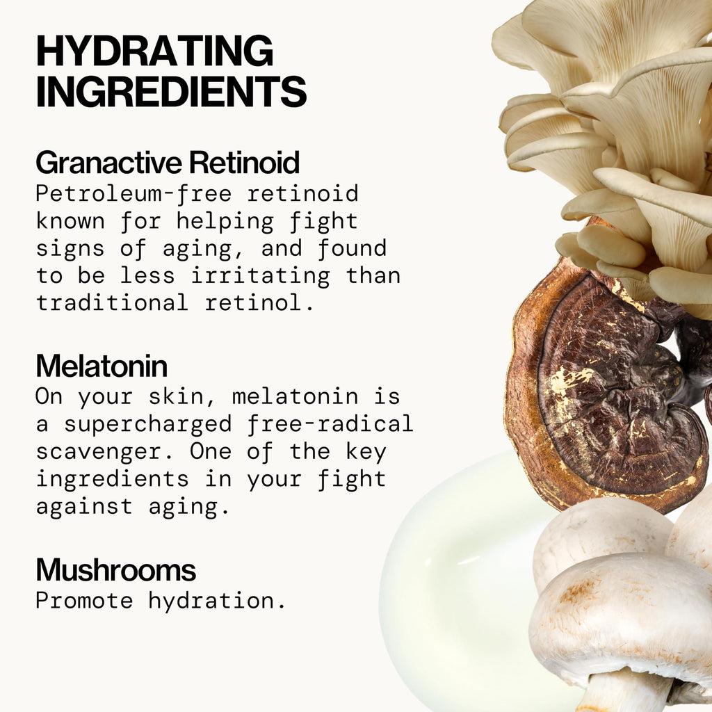 Pacifica Spray Lotion for Body - Wake Up Beautiful Body Serum – Overnight Retinoid Body Treatment, Spray-On Hydrating Serum with Granactive Retinoid, Mushrooms & Melatonin, Plumps & Renews Skin, Vegan