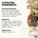 Pacifica Spray Lotion for Body - Wake Up Beautiful Body Serum – Overnight Retinoid Body Treatment, Spray-On Hydrating Serum with Granactive Retinoid, Mushrooms & Melatonin, Plumps & Renews Skin, Vegan