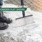Garden Cleaning Shovel, Snow Shovel, Ice Scraper, 59 Inch Adjustable Handle Heavy Duty Garden Shovel Multifunctional Cleaning Shovel, for Lawn Edging, Scraping, Weed and Ice Removal