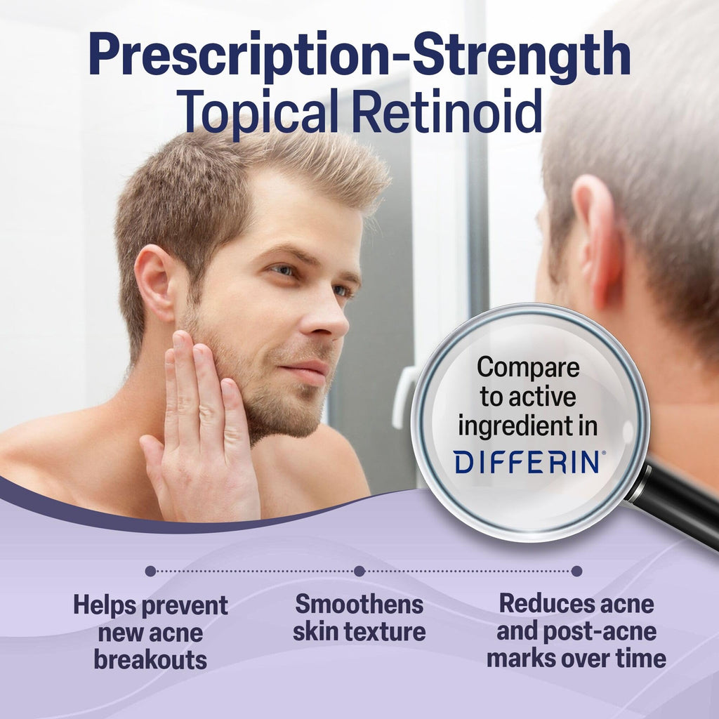 TARO Ohm Adapalene 0.1% USP Gel, Paraben Free, Retinoid 1.6oz