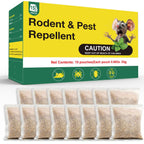 Natural Mouse Deterrent 45PCS, Peppermint Oil Pouches, Safe for Pets and Kids, Non-Toxic and Effective for Mice, Rats, Roaches, and Ants, Perfect for Home, Kitchen, and Basement