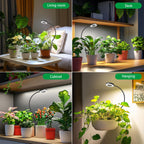 Xuligron Plant Lights for Indoor Growing, Clip on Full Spectrum Grow Lamp