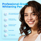 Luelli Teeth Whitening Pen, 50+ Uses - Travel Size Professional Tooth Whitener Gel, Extra Strength Organic Teeth Bleaching Gel for Sensitive Teeth, Instant Stain Removal, Simply White Smile, 4 Count