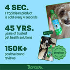 TropiClean Fresh Breath Dental Water Additive, Dog Breath Freshener, 33.8oz