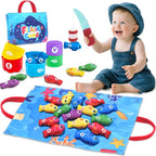 Montessori Toys for 1 2 Year Old Boy Birthday Gifts, Toddler Fishing Game