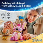 LEGO Disney Angel Lilo & Stitch Kids Toy - Room Decor and Building Set for Girls and Boys, Ages 9+ - Birthday Gift Idea for Young Fans Who Love Stitch Stuff and Learning Toys - 43257