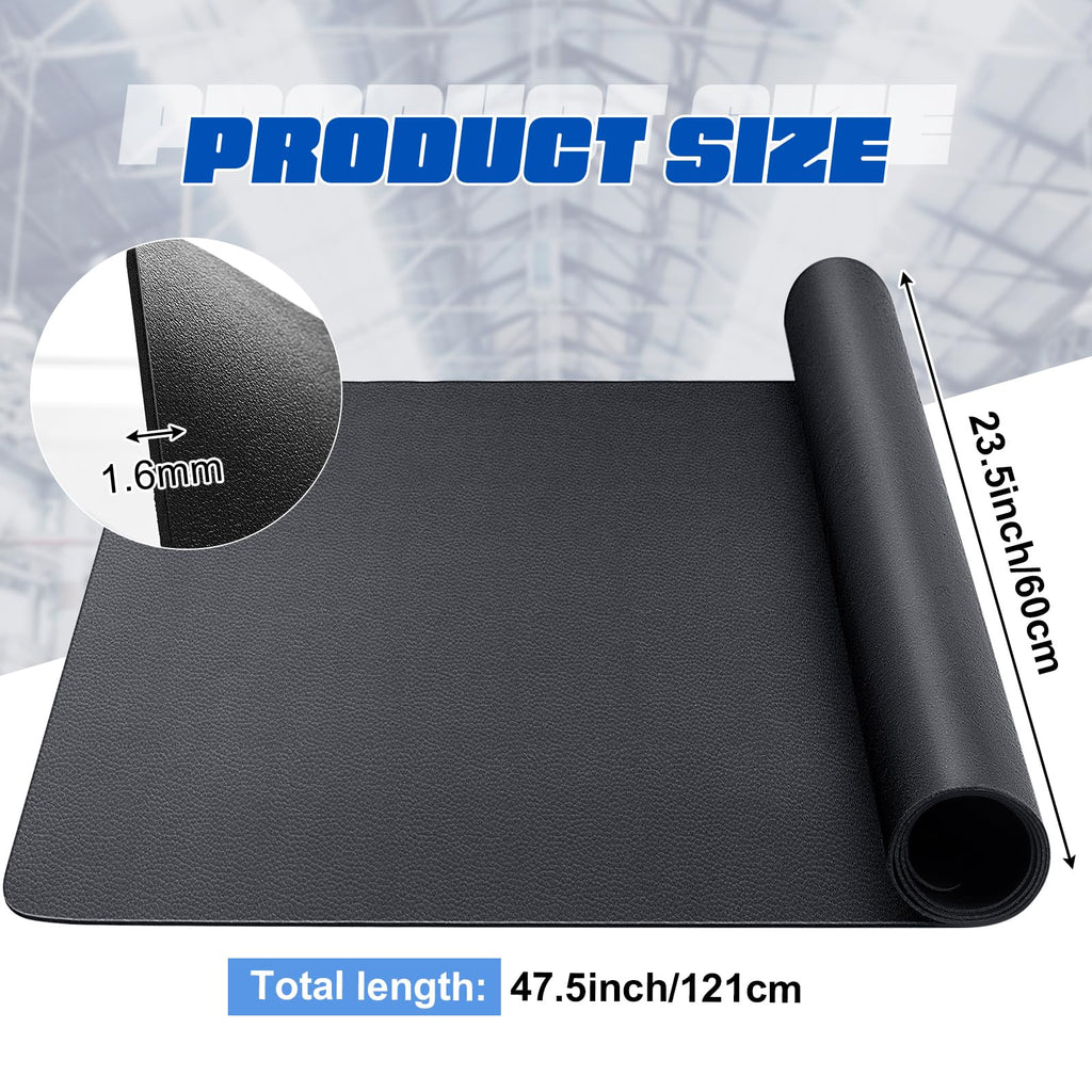 Drydiet 1 Pcs Work Bench Mat Top 24 x 48, PU Leather Tool Box Drawer Liner Tool Box Mat, Cuttable Workbench Pad, Easy Clean, Scratch Resistant Non-Slip Pad, Protect Workbench Tabletop Countertop