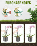 12 Pack 36 Inch Plant Support Stakes for Outdoor Plants and Indoor Flowers