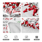 Lavua Anniversary Romantic Gifts for Wife or Girlfriend, to My Love Blanket