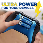 Powermax 48-Count AA Batteries, Ultra Long Lasting Alkaline Battery, 10-Year Shelf Life, Reclosable Packaging