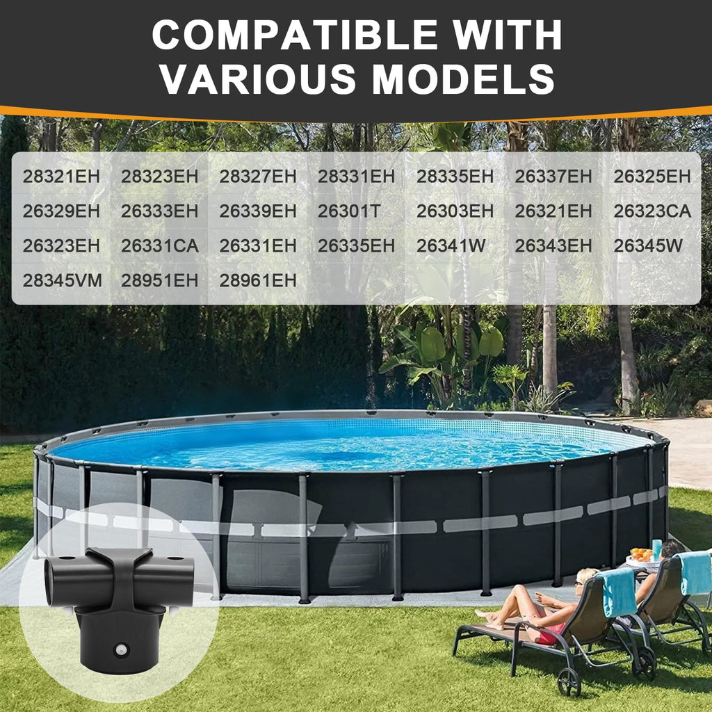 FIX ZHANG 12427A Round Pool Leg & Beam Joint Replacement for intex 15ft to 24ft and Above Round Ultra Frame Pool 12427