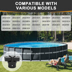 FIX ZHANG 12427A Round Pool Leg & Beam Joint Replacement for intex 15ft to 24ft and Above Round Ultra Frame Pool 12427