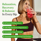 BIOptimizers Magnesium Breakthrough Drink - 8 Forms of Magnesium, Electrolytes, Sleep Health, Stress, Muscle Recovery, Heart Support | Glycinate, Citrate, Malate - Fruit Punch