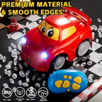 WATUDOU Remote Control Car for Toddlers 1-3 2-4 3-5, 2 Pack Cartoon 2.4 GHz RC Cars for Kids, Electric Hobby RC Car Toys, Christmas Birthday Gifts Toys for Kids Boys Girls 2 3 4 5 6 Years Old