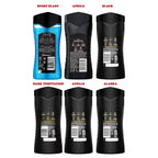 AXE Men's Body Wash Variety Set, 6 Pack, Assorted Scents, 3-in-1 Body, Face and Hair Wash, 8.5 Oz. Each