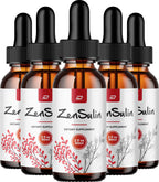 ZenSulin Liquid Drops – Zen Sulin Natural Liquid Dietary Natural Blend Supplement (5 Pack – 5 Month Supply)