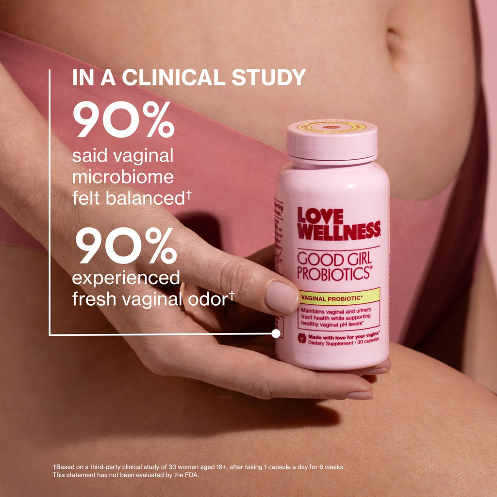 Love Wellness Good Girl Probiotics | Women’s Vaginal Health & pH Balance Supplement | 9-Strain Probiotic for Urinary Tract, Yeast, Odor & Immune Support | Gluten-Free (30-Day Supply)