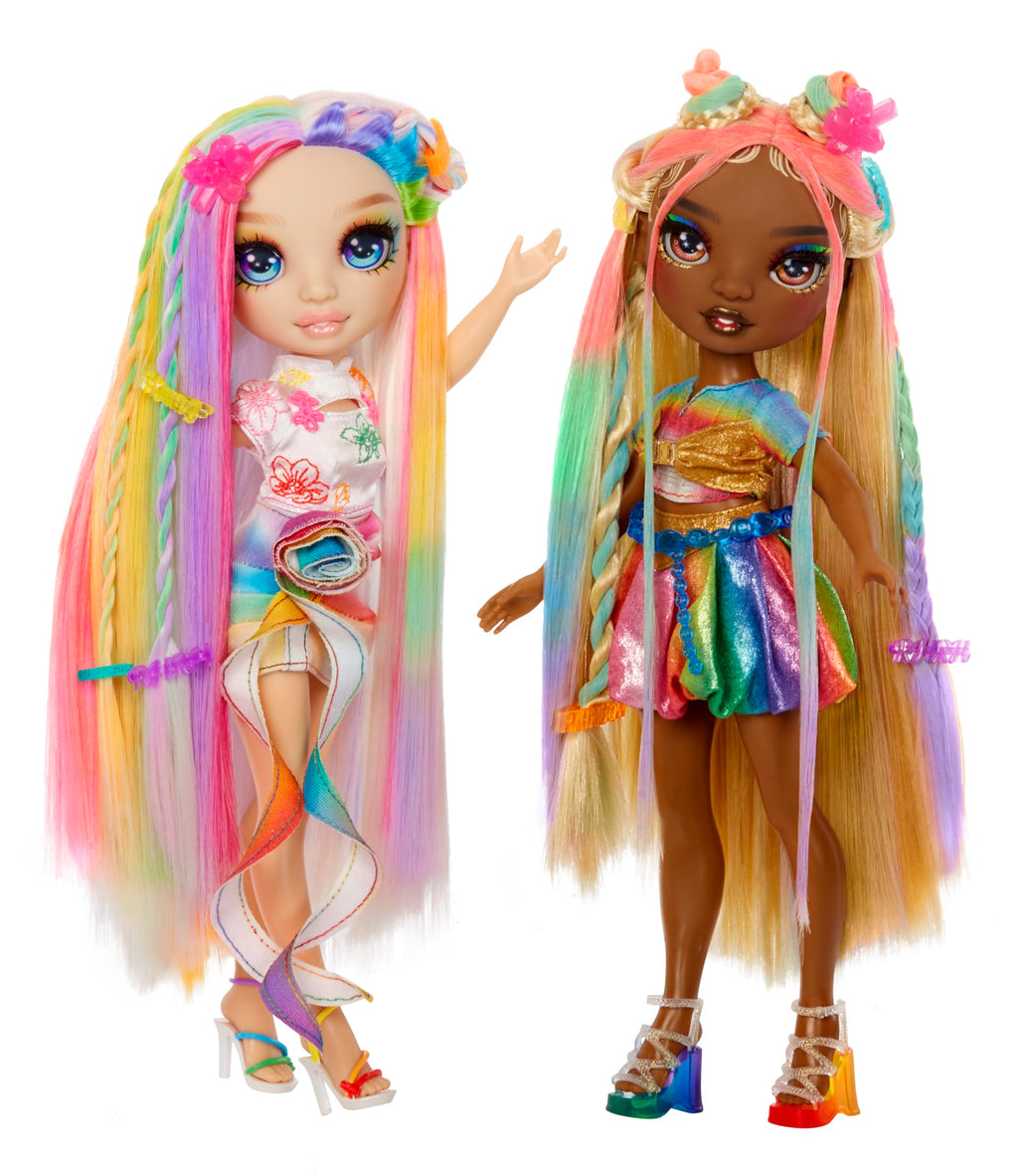 Rainbow High Hair Chalk & Style Amaya - Rainbow 11” Doll. Washable Rainbow Hair Chalk, Color, Style, Play, Rinse & Repeat. Great Gift for Kids 4-12+