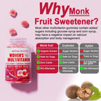 (2 Pack) Sugar Free Methylated Multivitamin for Women Gummies with Calcium, D3 K2, Inositol, Folate, Biotin, Iron, Vitamin A, C, E, B Complex - Multi Vitamins & Minerals - Energy, Immune, Bone - Vegan