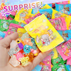 EKisemio 120Pcs Mini Resin Animals Blind Bags, Glow Mystery Figures Bags