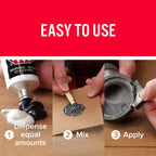 J-B Weld 8281 Professional Size Steel Reinforced Epoxy - Hardener and Steel Pack - 10 oz
