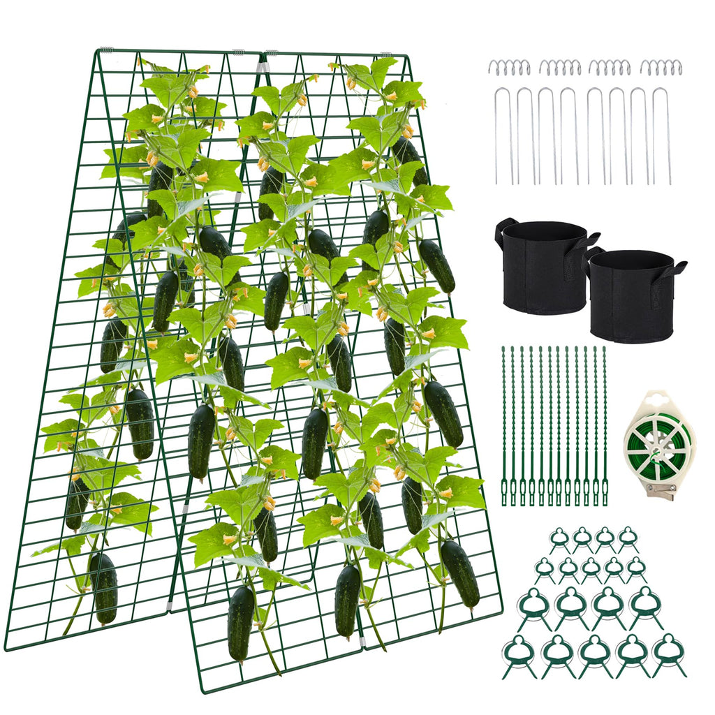 Toriexon Foldable Cucumber Trellis 48" L x 34" W