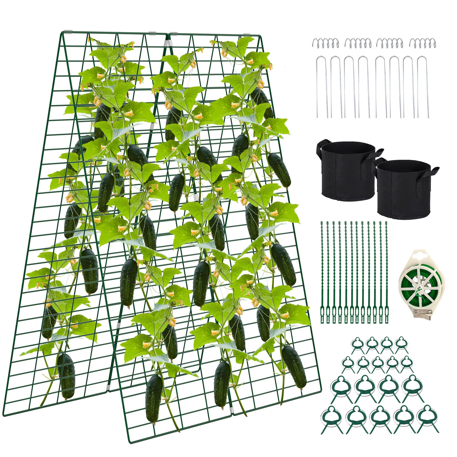 Toriexon Foldable Cucumber Trellis 48" L x 34" W