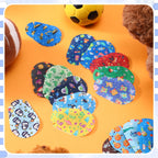 Copkim 300 Pcs Adhesive Eye Patches for Kids Boys 20 Styles Breathable Boy Eye Patch Bulk Light Blocking Cotton Adhesive Bandages for Toddler Boys, 3 x 2 Inch