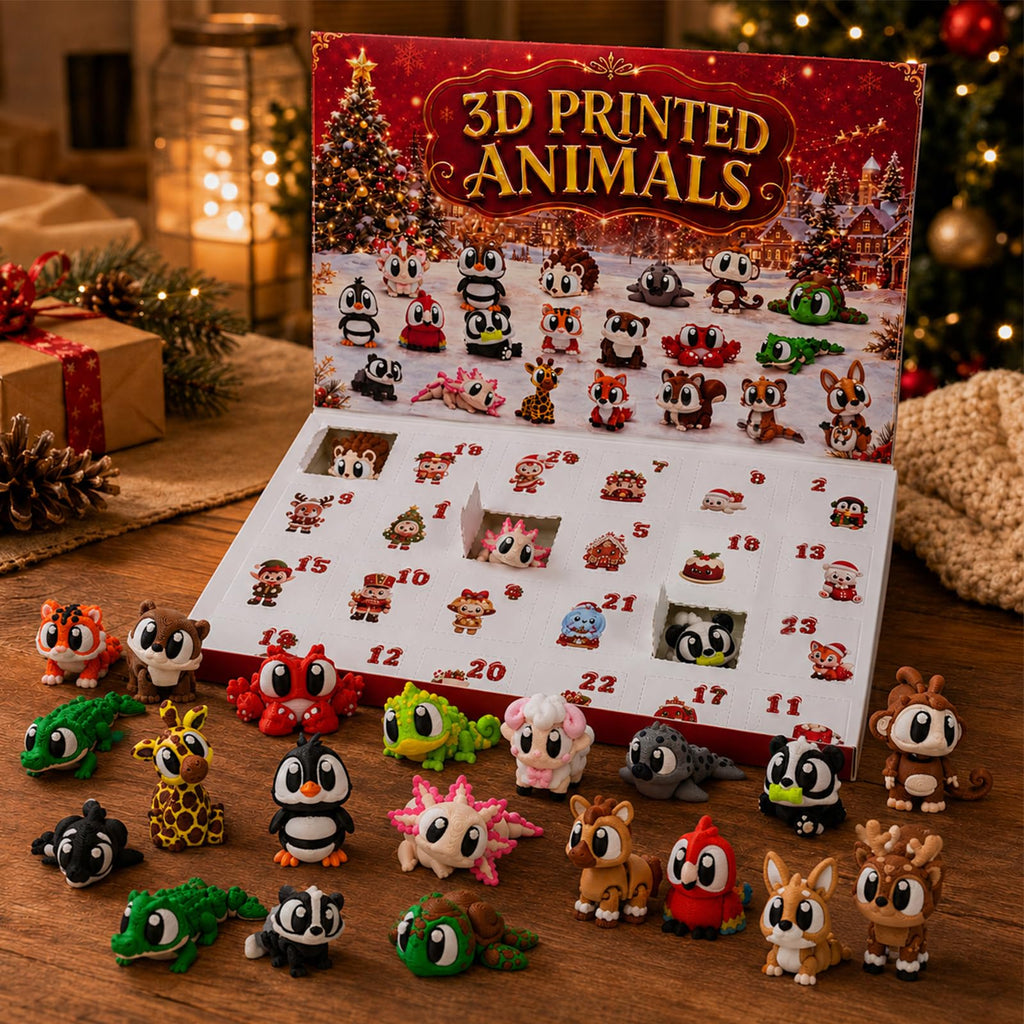 2026 Christmas Advent Calendar, 3D Printed Advent Calendars for kids