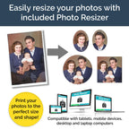 Simple Wedding Bouquet Boutonniere Rhinestone Photo Charm Pin Brooch Gift for Wedding Shower Mother of Bride or Groom