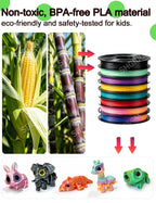 2026 Christmas Advent Calendar for Boy Kid with Mini 3D Printed Animals Toy