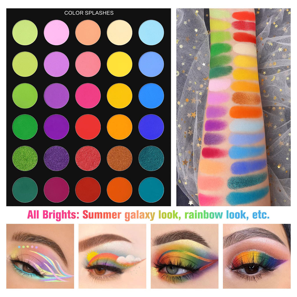 UCANBE Pretty All Set Eyeshadow Palette Pro 86 Colors Makeup Kit Matte Shimmer Eye Shadow Highlighters Contour Blush Powder All In One Makeup Pallet Holiday Christmas Valentine's Day Gift Set